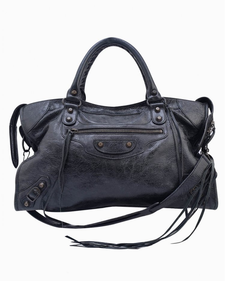 Bolsa Balenciaga Original City Preto Feminino